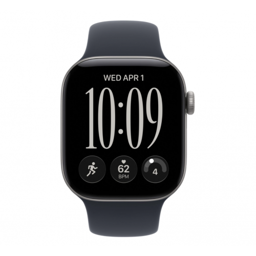 Apple Watch Series 12 42 mm Space Gray Aluminum, Sport Band (Navy Blue)